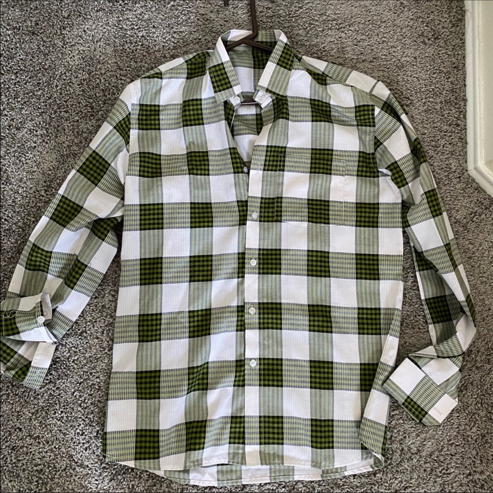 Green plain T-shirt